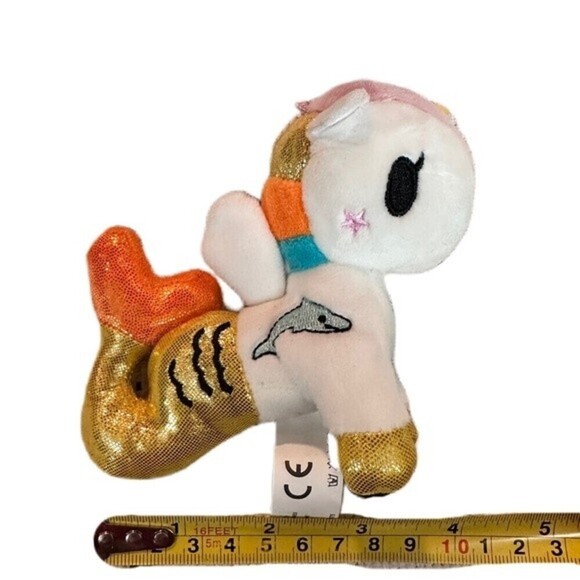 TOKIDOKI MERMICORNO‎ PERLA CLIP-ON KEYCHAIN PLUSH - Picture 4 of 5